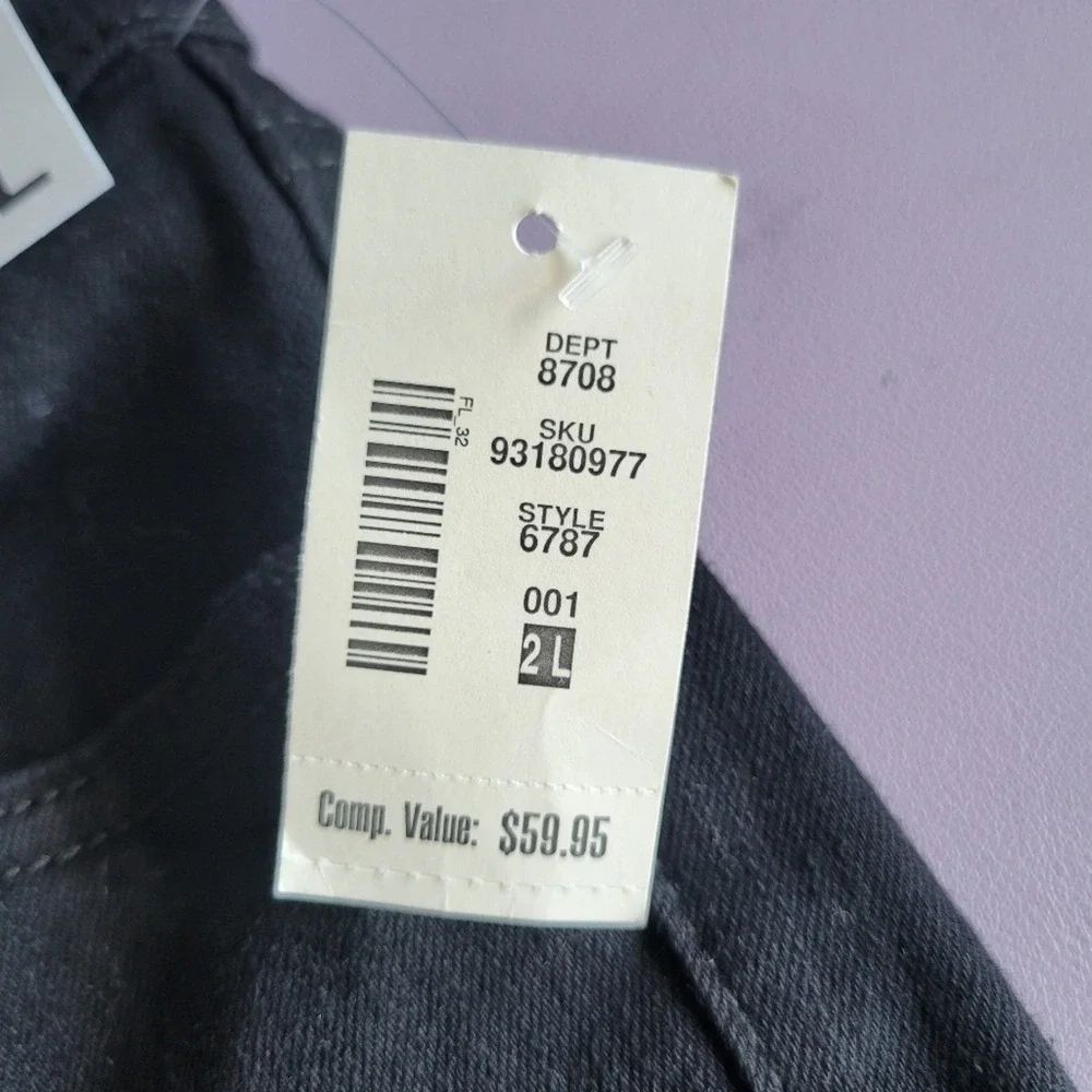 Aeropostale Flex‎ Effects Black Distressed Skinny Jeans Size 2Tall Grunge Punk